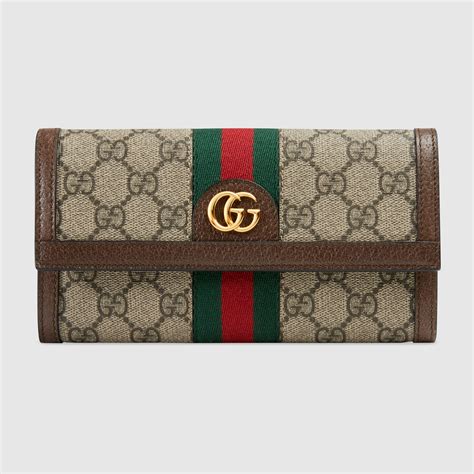 portafoglio donna gucci 2016|Portafoglio compatto in tela GG con bambù 2000.